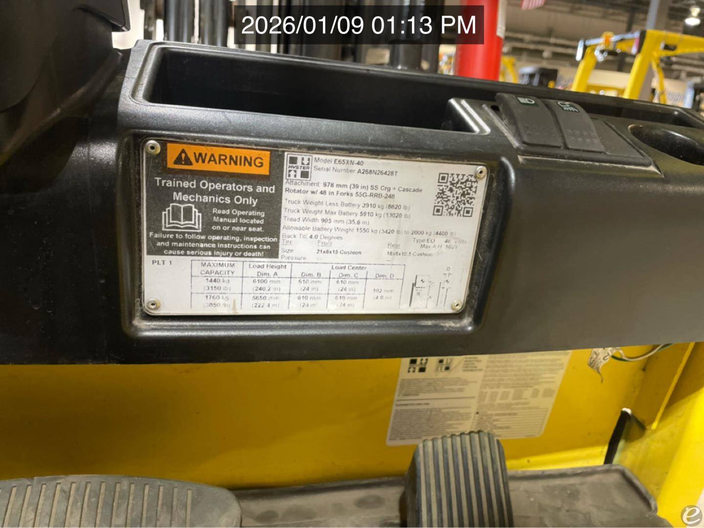 2019 Hyster E65XN