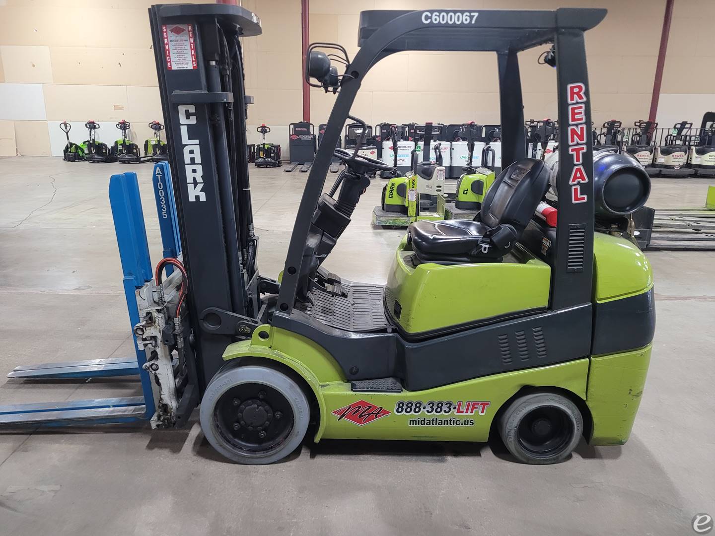 2010 Clark C30C LP Gas Forklift