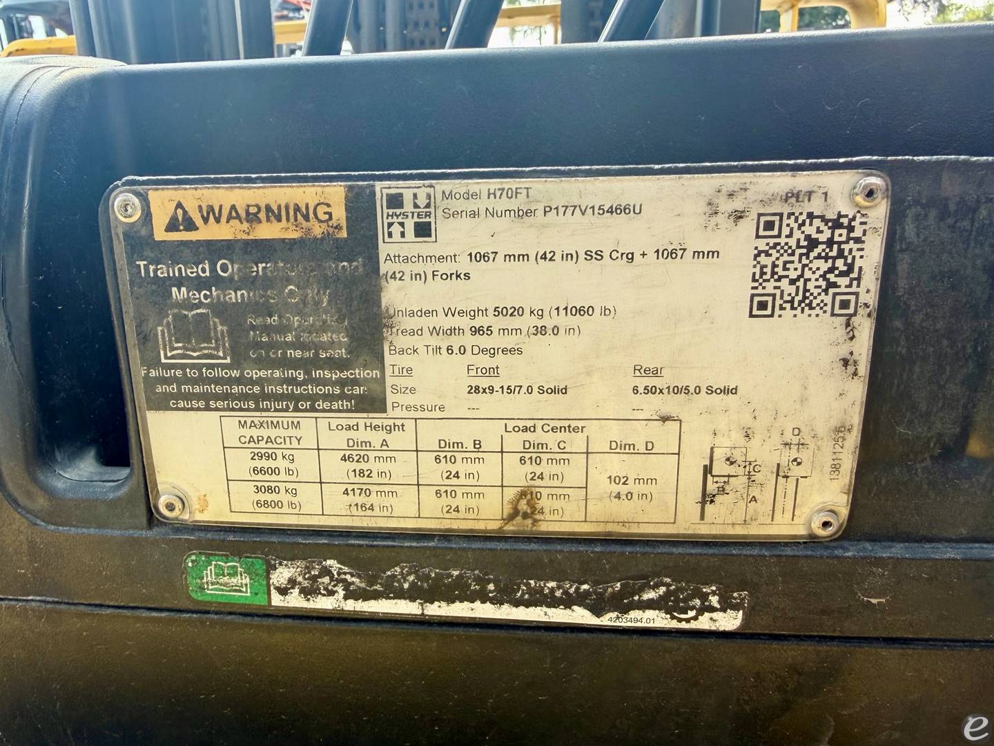 2020 Hyster H70FT