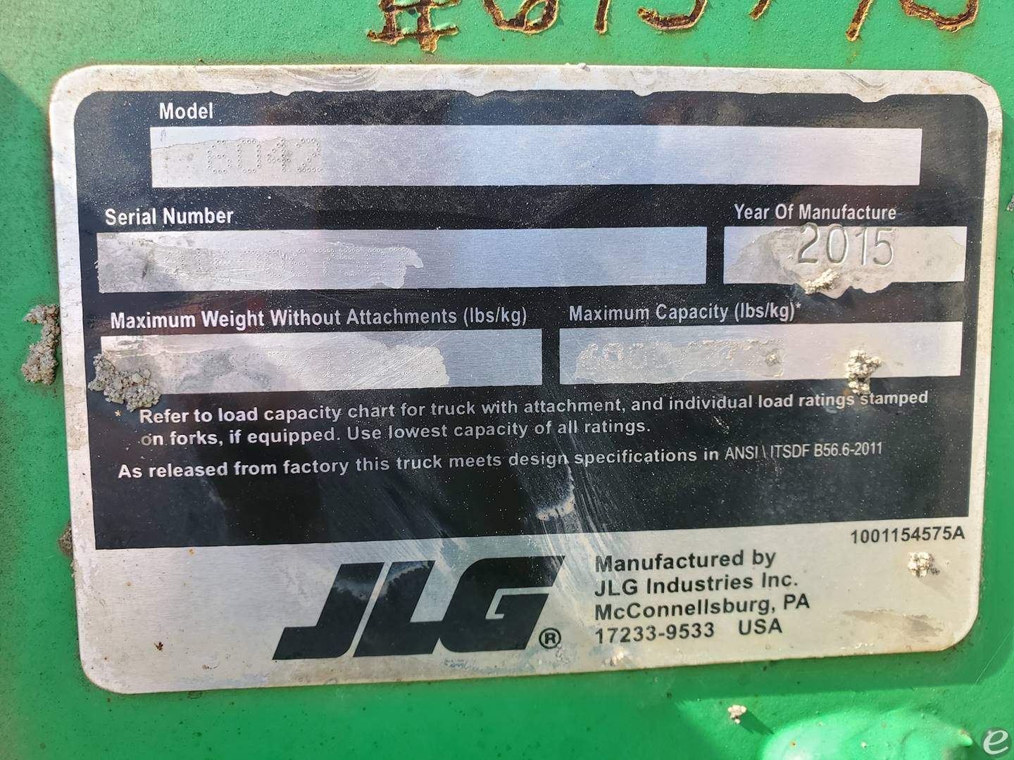 2015 JLG 6042