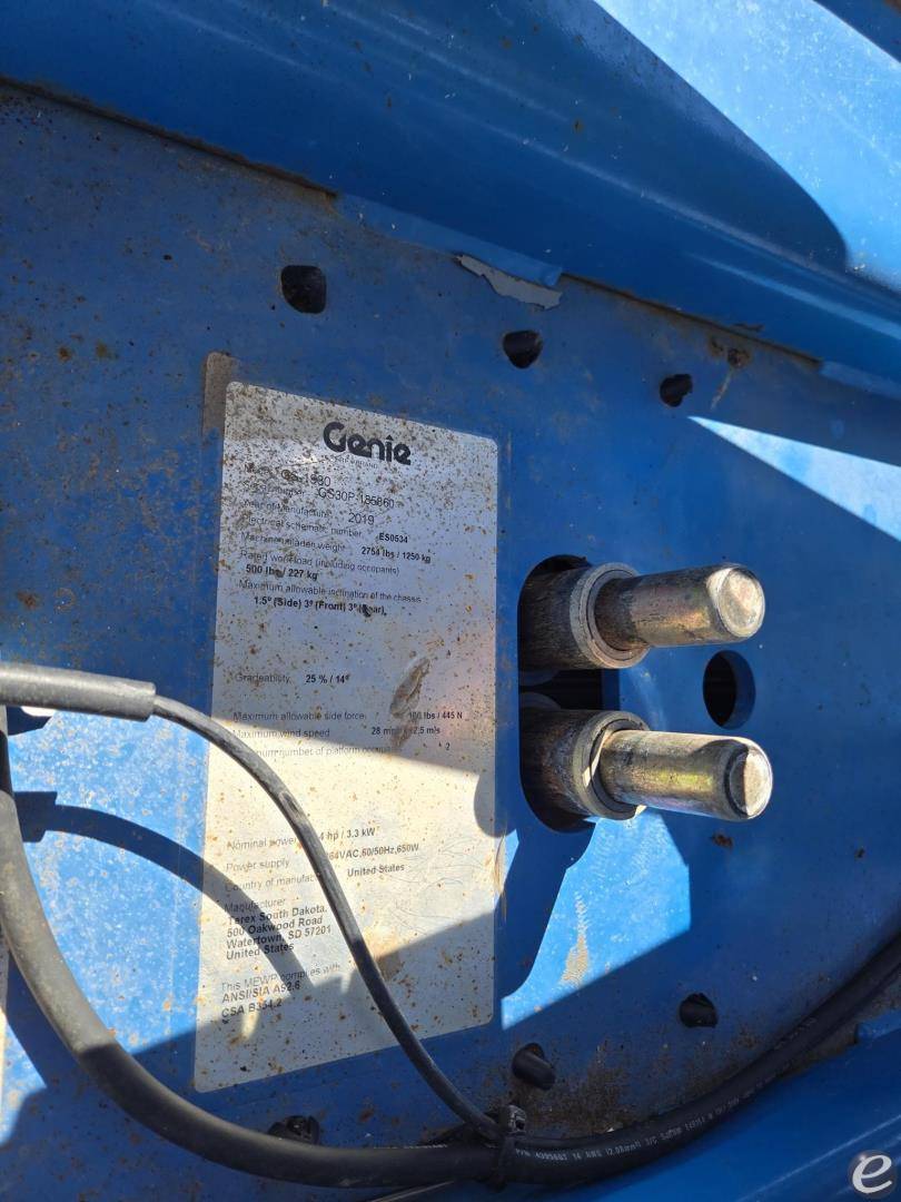 2019 Genie GS1930