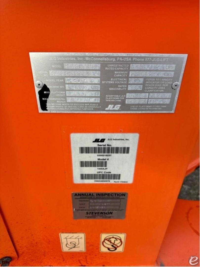 2017 JLG 1500AJP