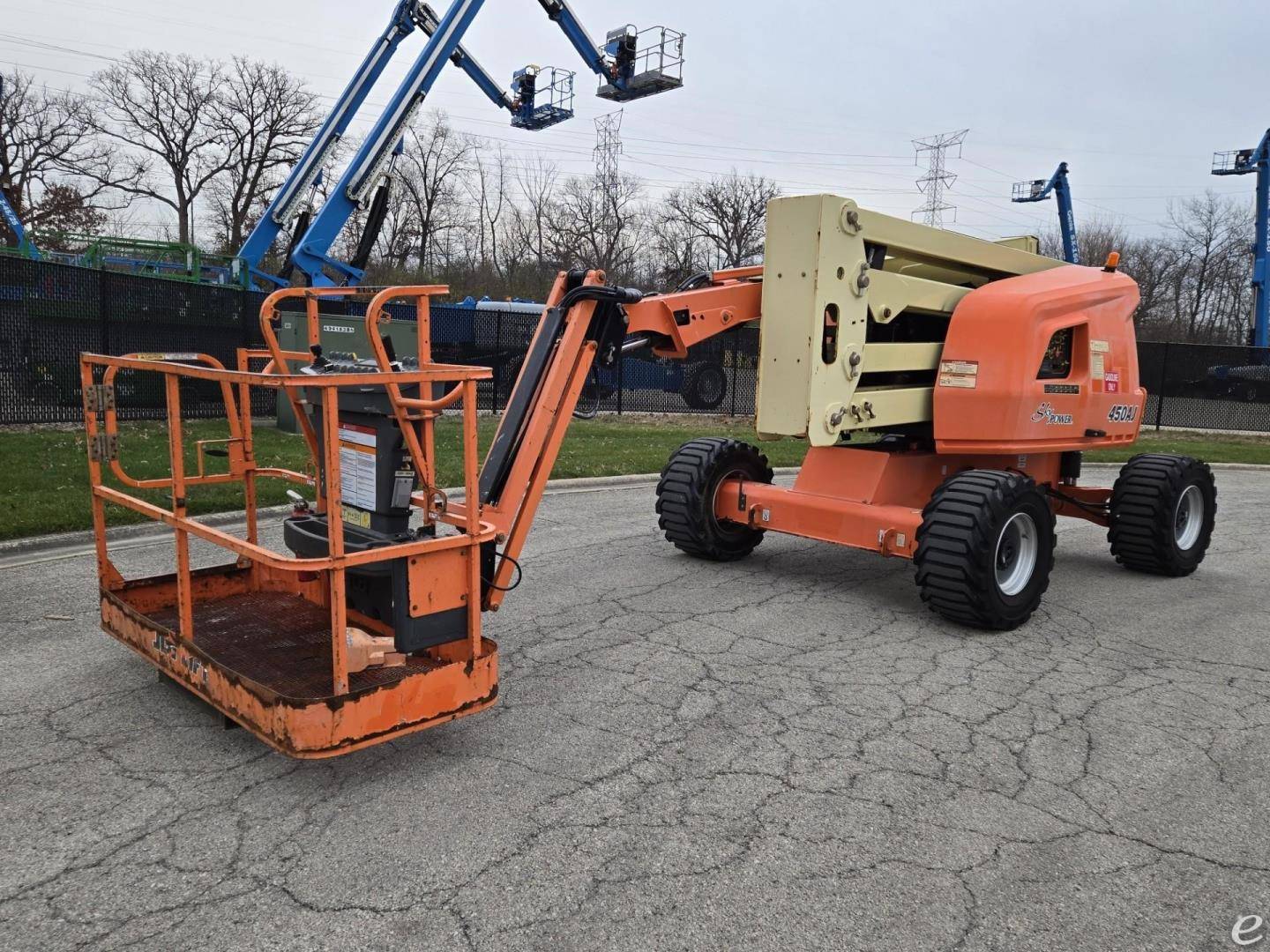 2015 JLG 450AJ Dual Fuel Boom Lift - 123Forklift