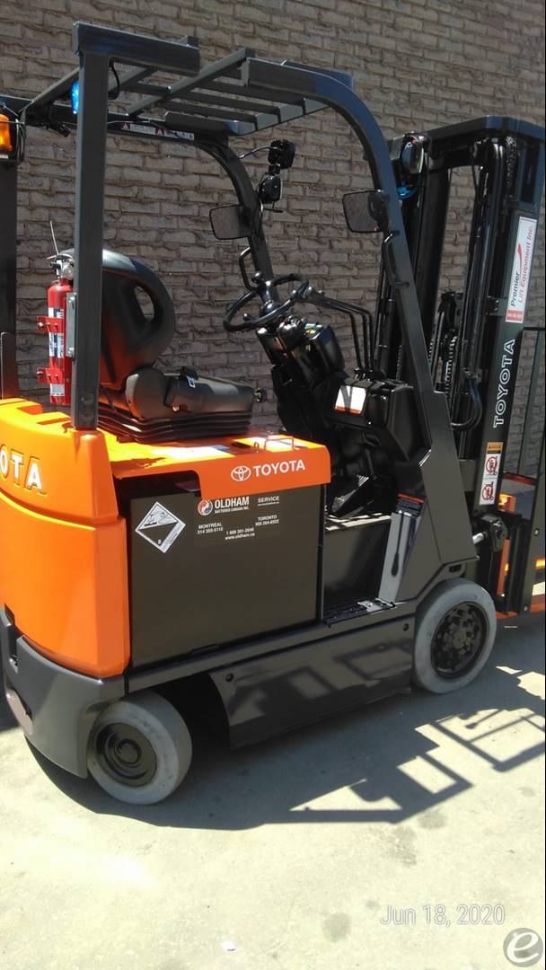 2015 Toyota 7FBCU15 Electric Forklift - 123Forklift