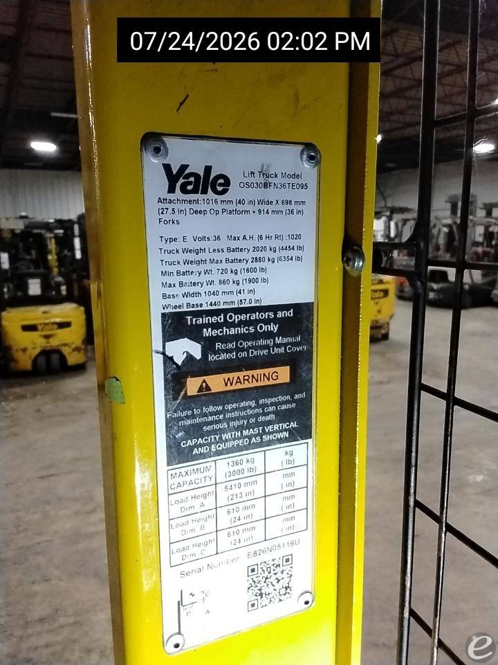 2020 Yale OS030BF