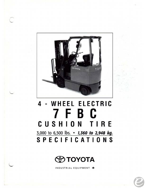 2009 Toyota 7FBCU15