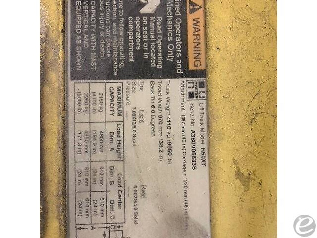 2018 Hyster H50XT LP Gas Forklift - 123Forklift