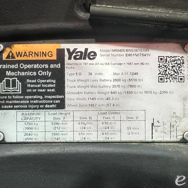 2021 Yale NR045EB