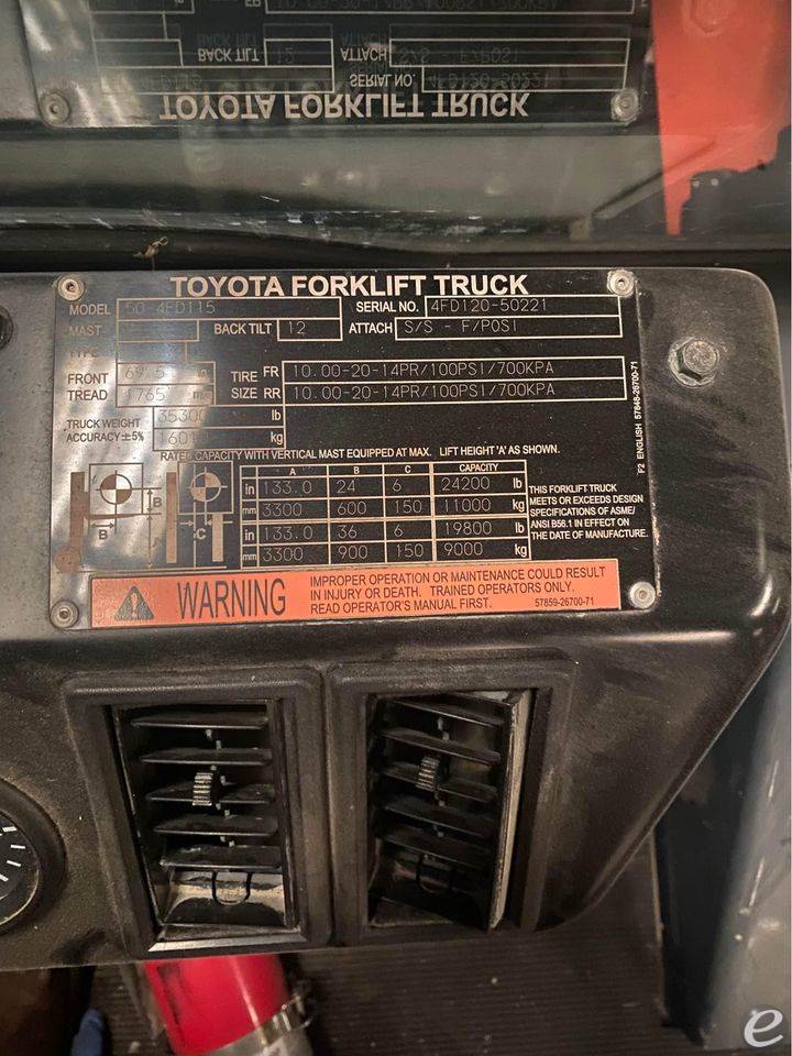 2014 Toyota 50-4FD115