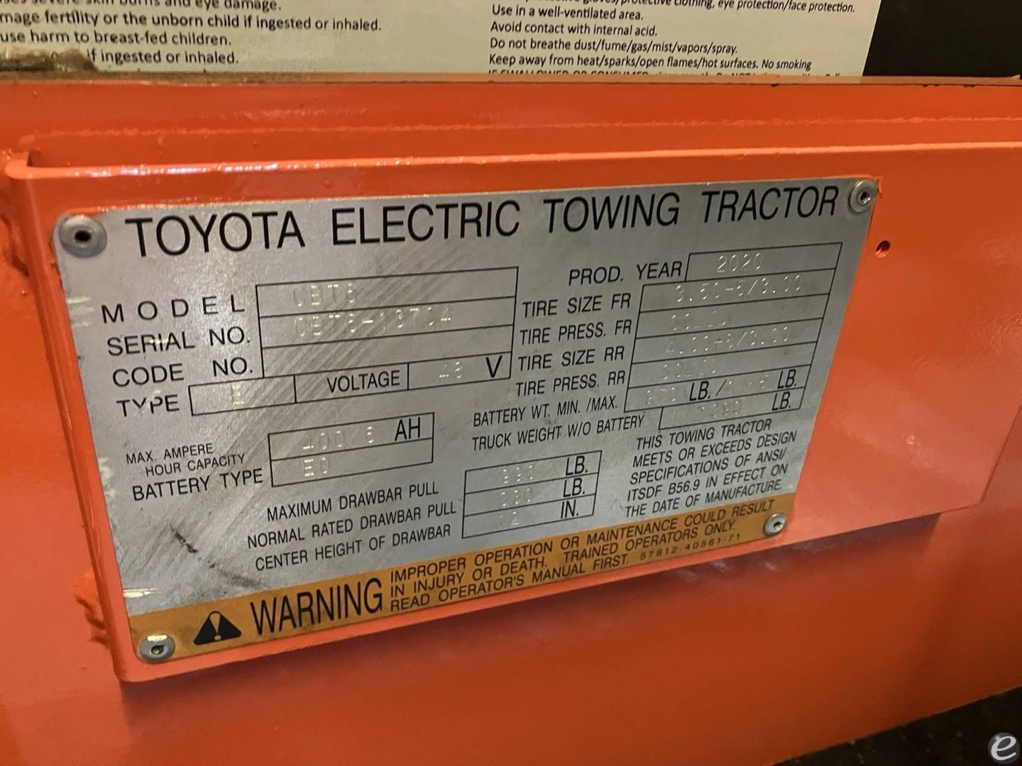 2020 Toyota CBT6