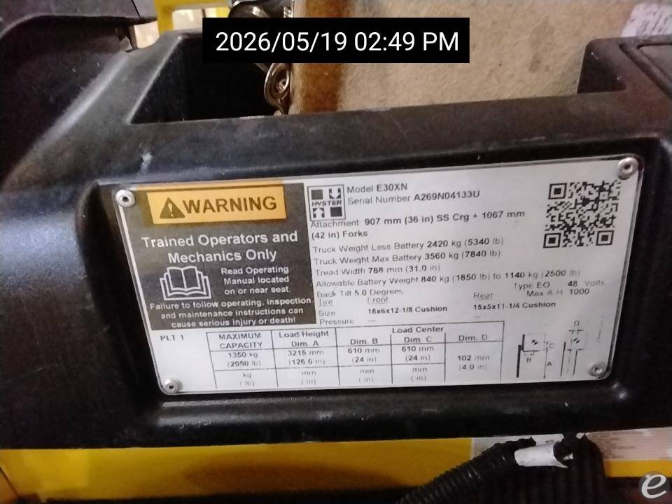 2020 Hyster E30XN