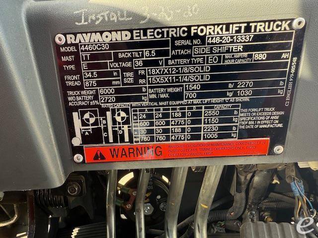 2020 Raymond 4460C30