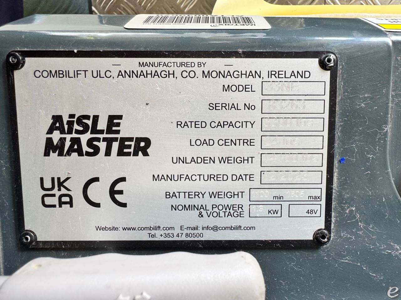 2023 Aisle-Master 33NE