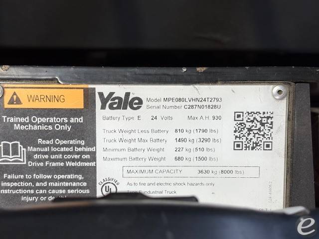 2020 Yale MPE080VH