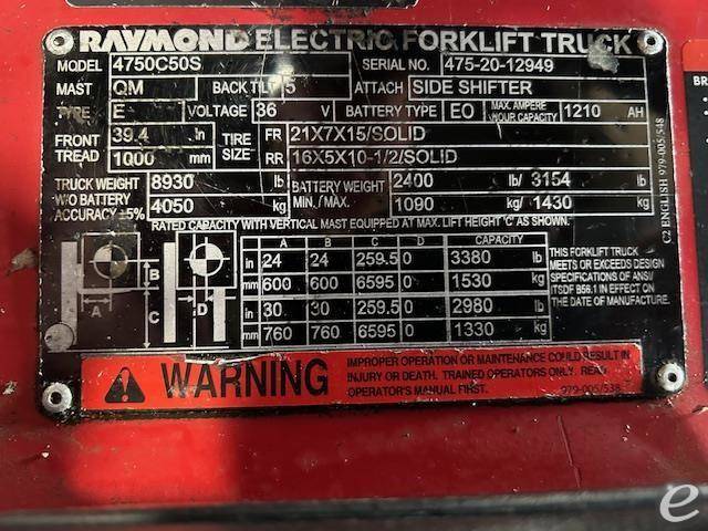 Raymond 4750C50S