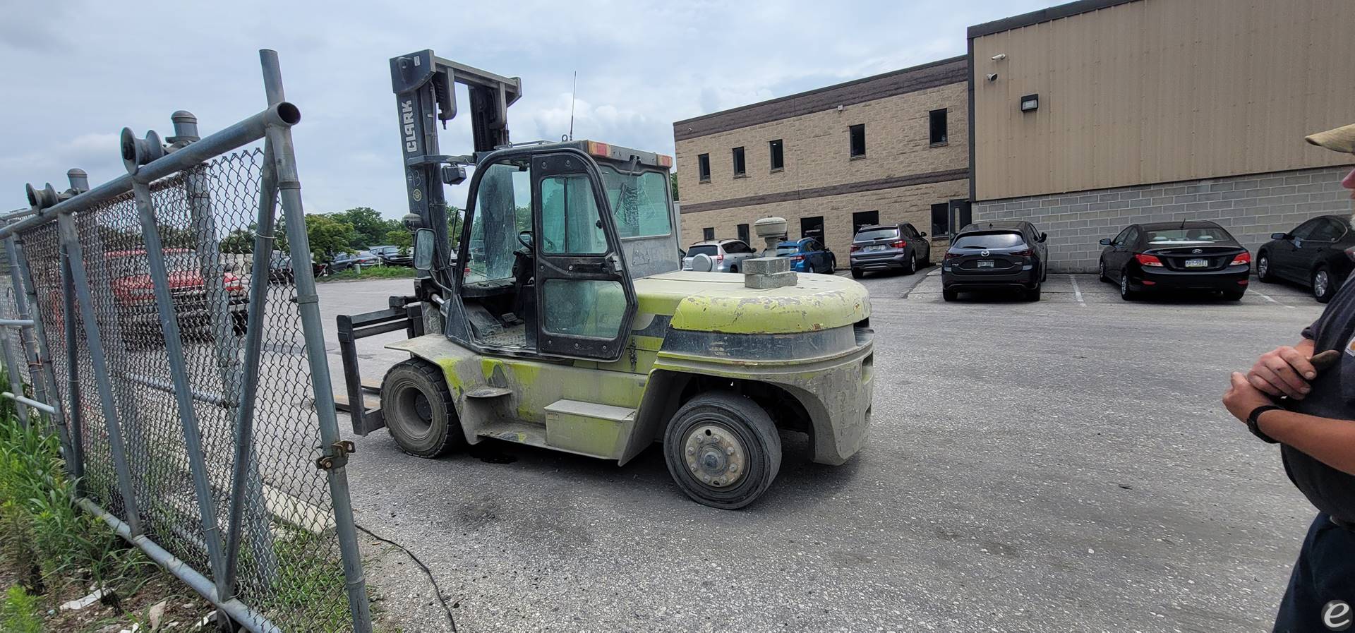 2015 Clark C80D Diesel Forklift - 123Forklift