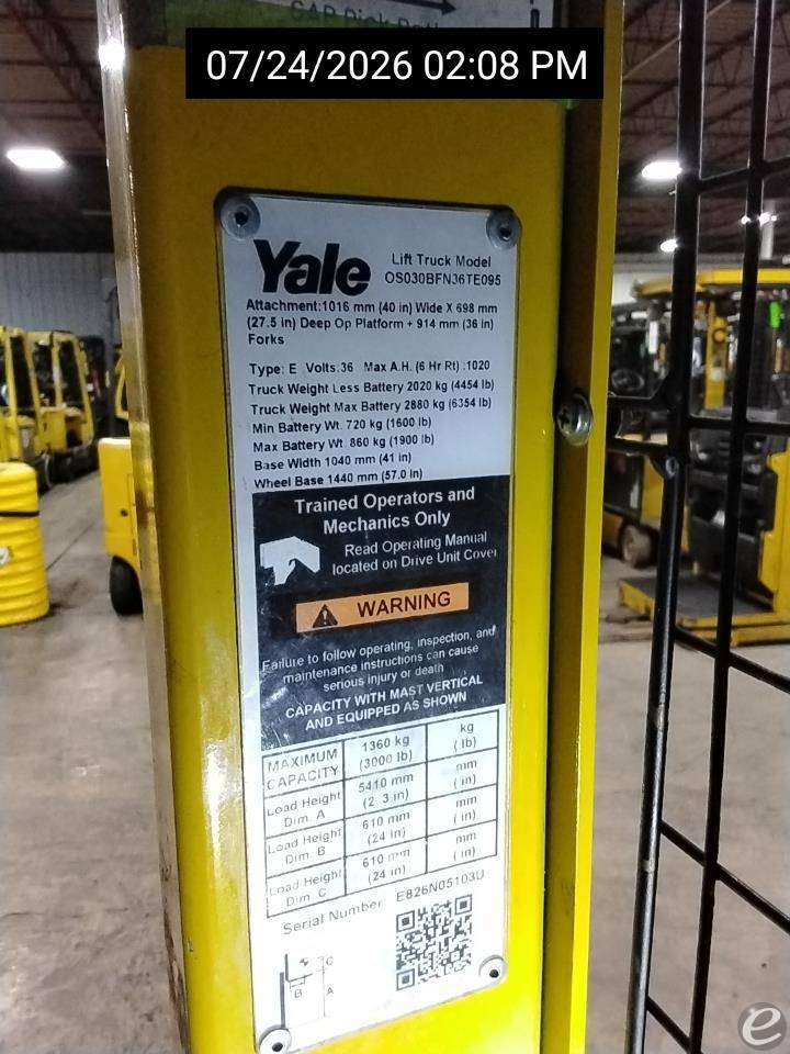 2020 Yale OS030BF