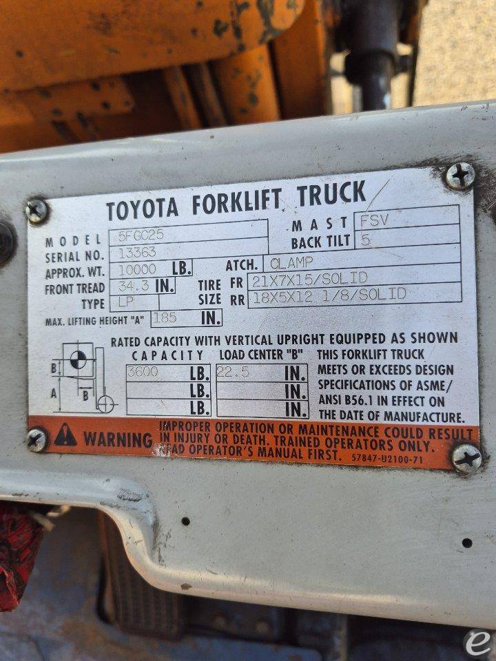 Toyota 5FGC25