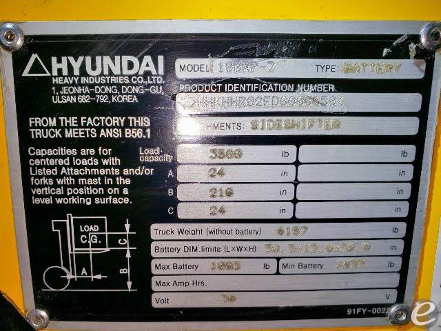 2013 Hyundai 18BRP-7