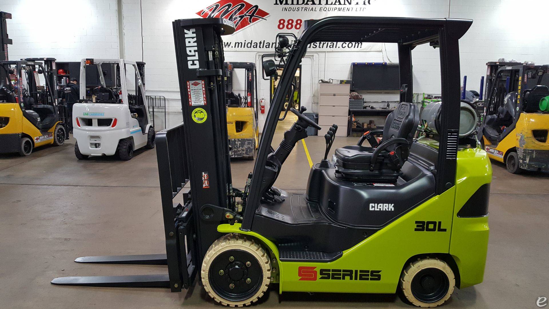 2019 Clark S30C LP Gas Forklift - 123Forklift