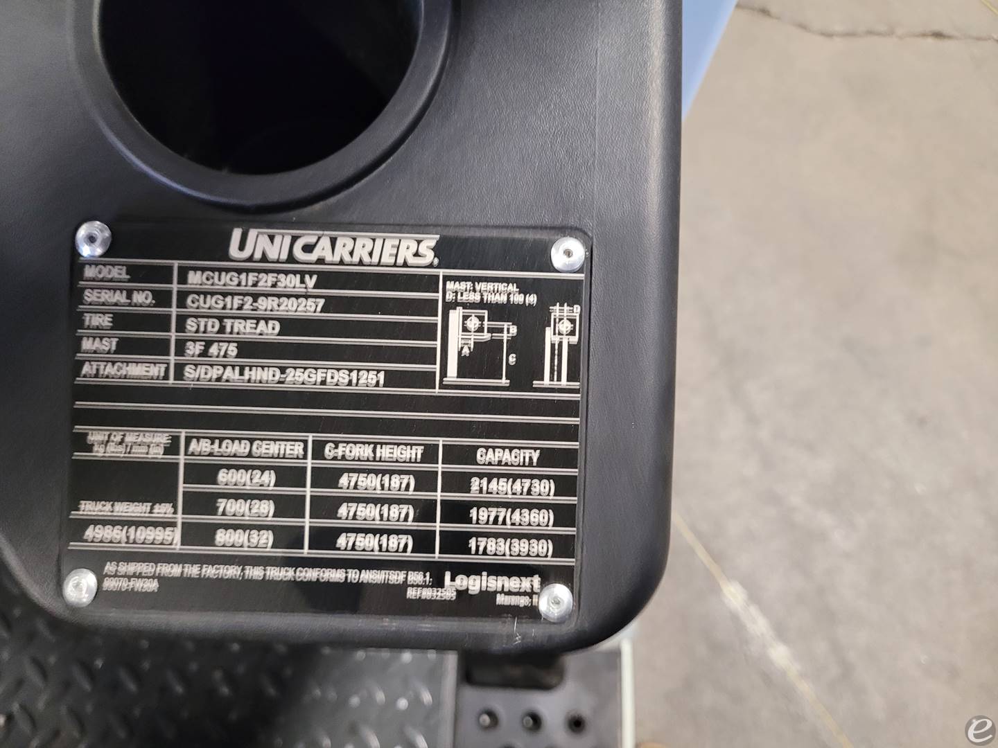 2017 Unicarriers CF60