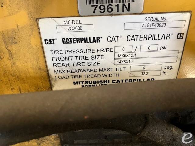 2014 Cat 2C3000