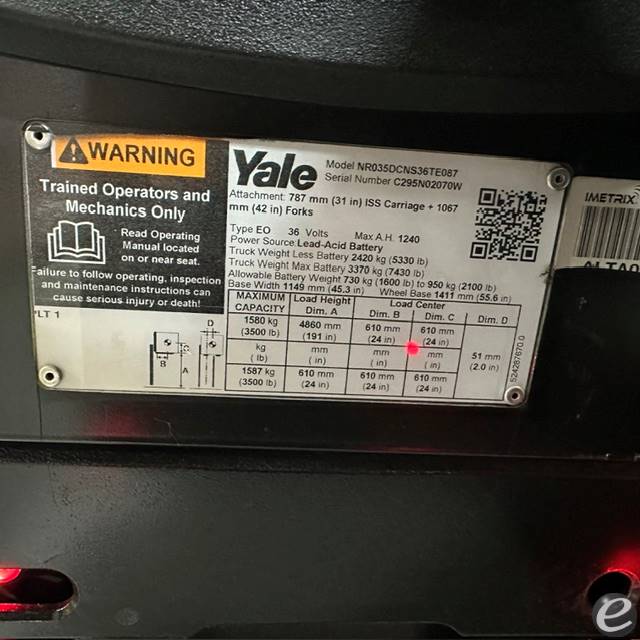 2022 Yale NR035DC