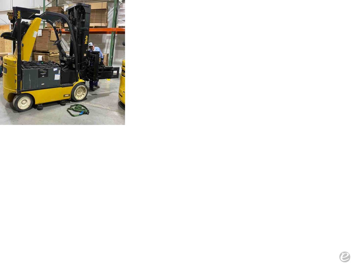 2014 Yale ERC080VHN48TE100 Electric Forklift - 123Forklift