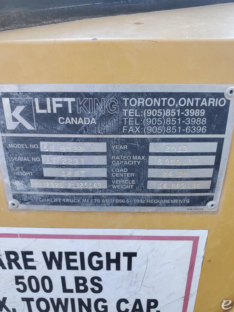 2020 LiftKing LK8M22