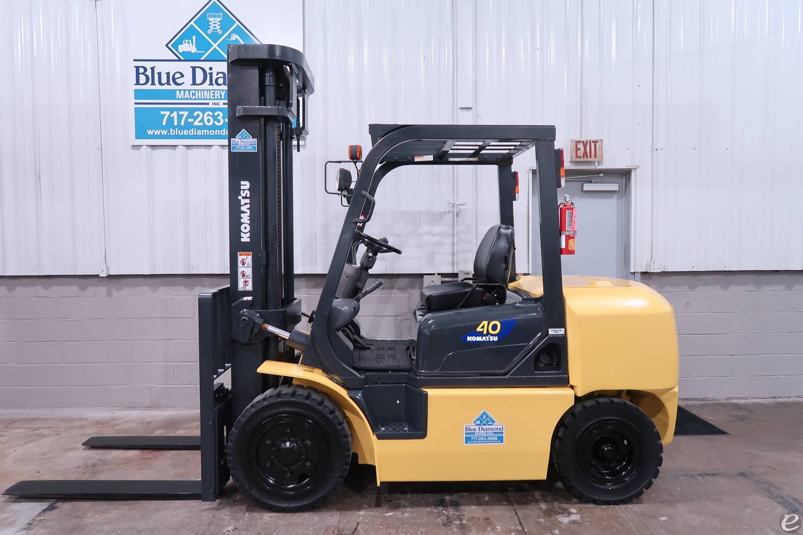 2006 Komatsu FD40ZT-8 Diesel Forklift - 123Forklift