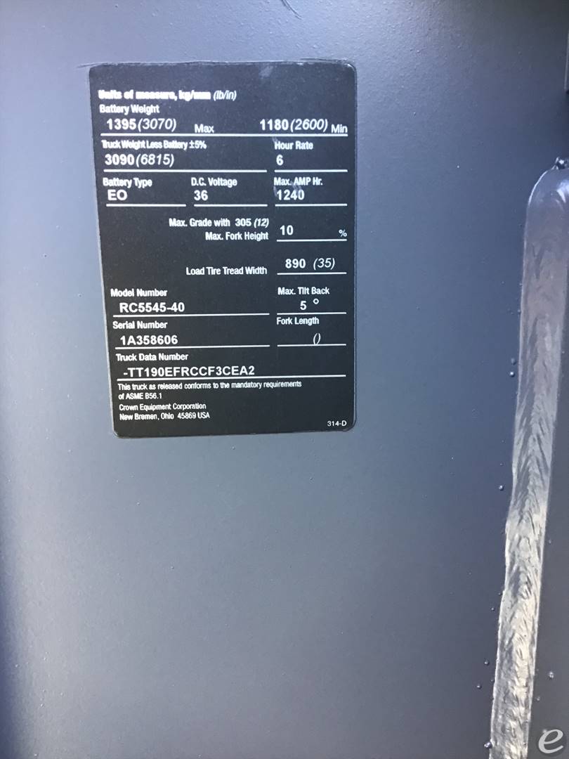 2010 Crown RC5545-40