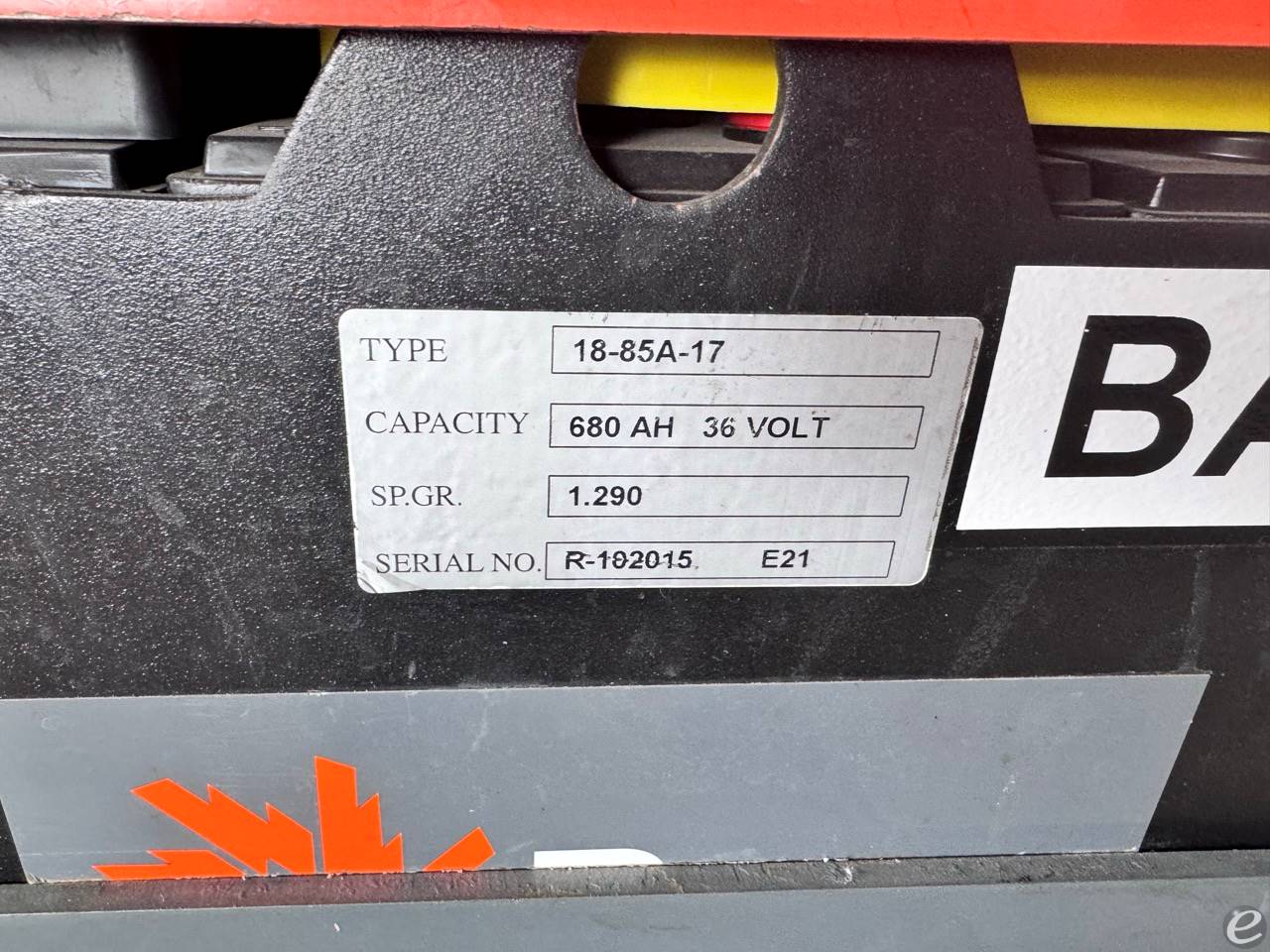 2015 Toyota 7FBEU18 Electric Forklift - 123Forklift