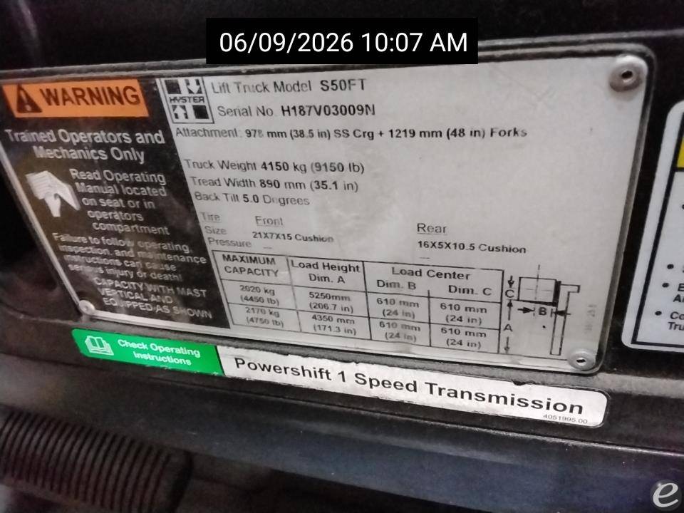 2015 Hyster S50FT