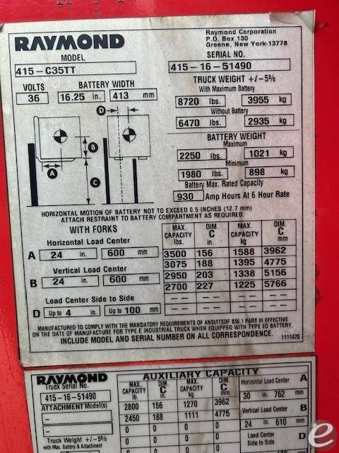 Raymond 415C35TT