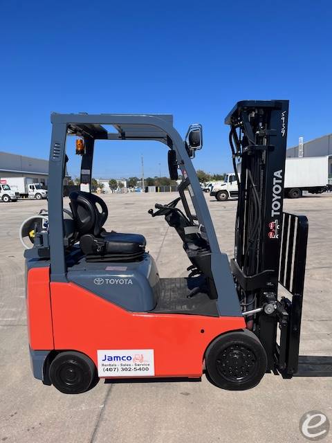 2017 Toyota 8FGCU15 LP Gas Forklift...