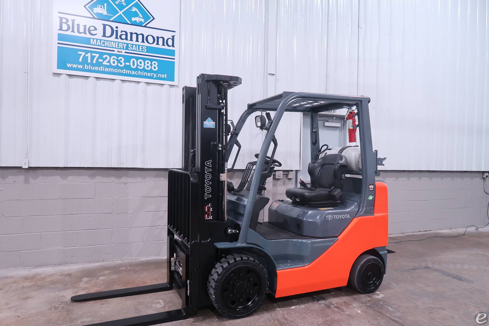 2018 Toyota 8FGCU25 LP Gas Forklift...