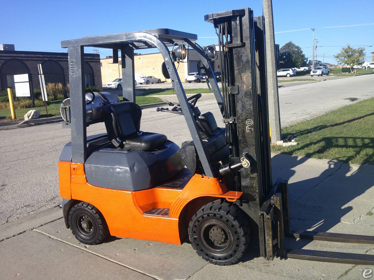 2002 Toyota 7FGU18 LP Gas Forklift