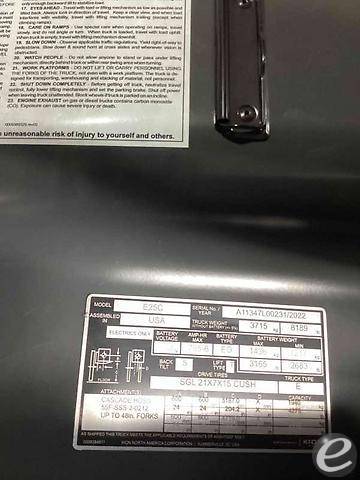 2022 Linde E25C_1347 Electric Forklift - 123Forklift