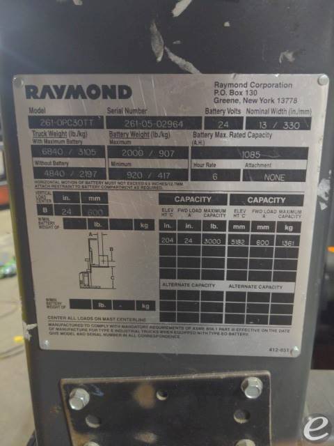 2005 Raymond 261-OPC30TT