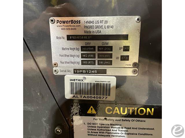 2020 Power Boss PB45
