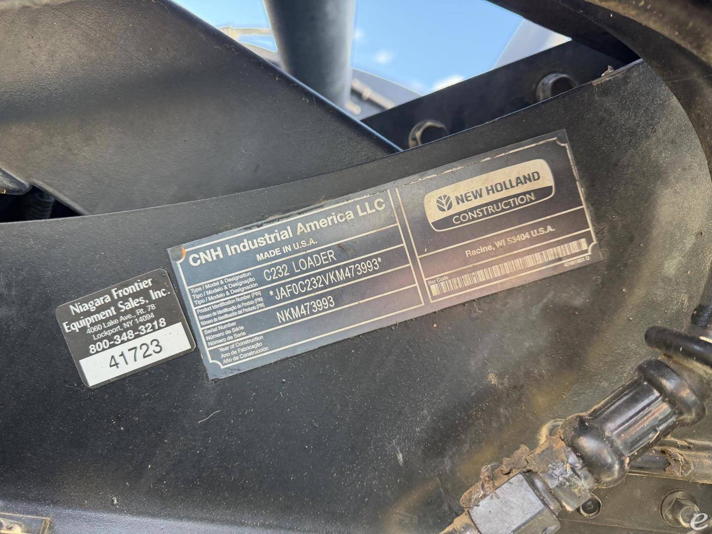 2019 New Holland C232