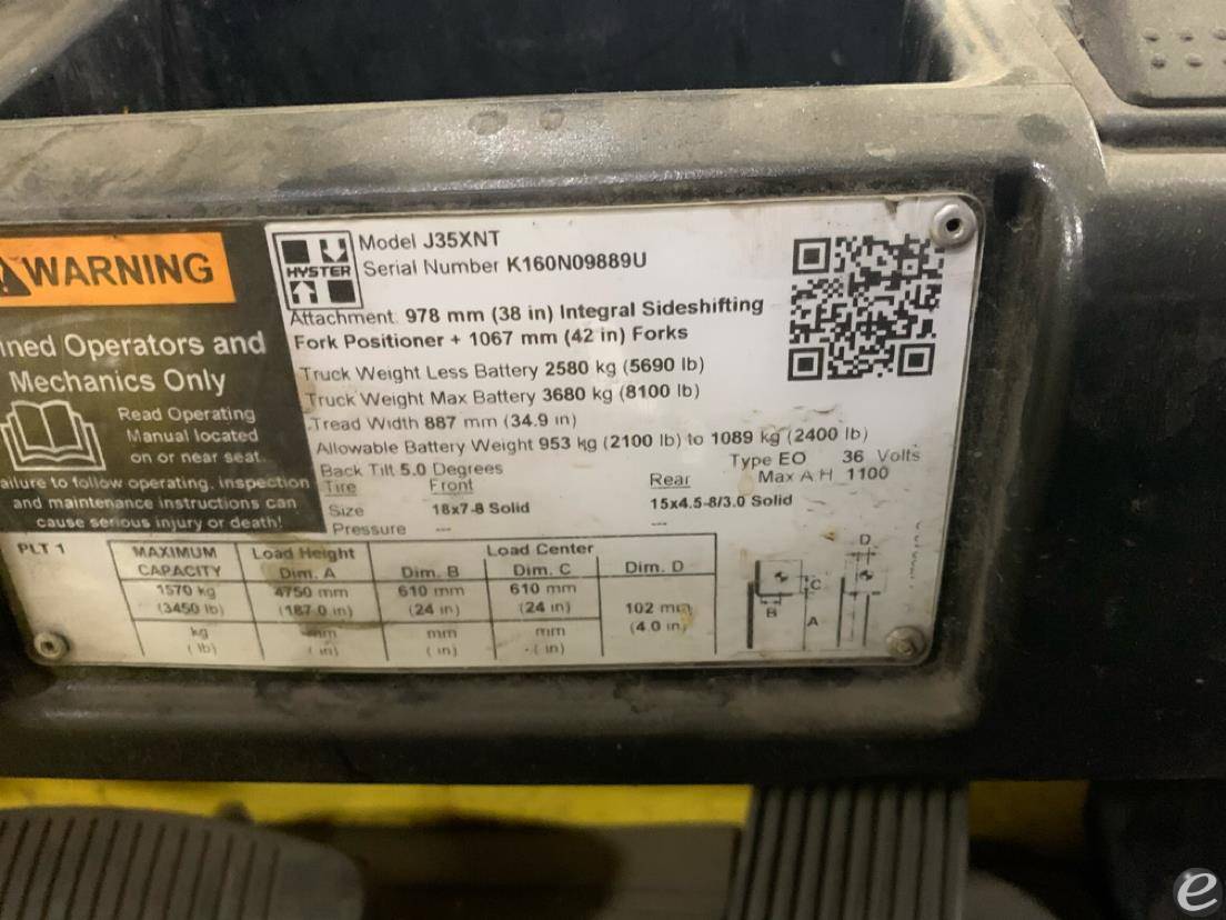 2020 Hyster J35XNT