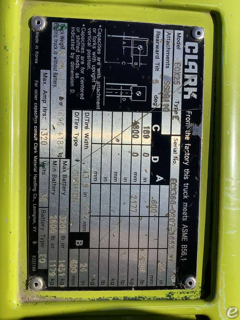 2006 Clark ECX25