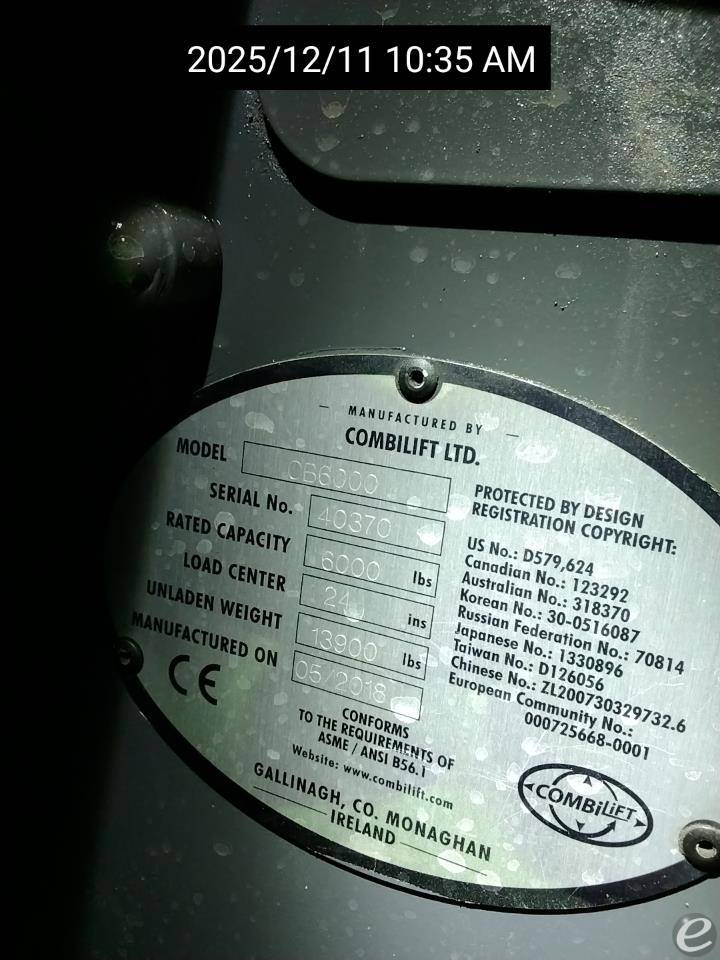 2018 Combilift CB6000