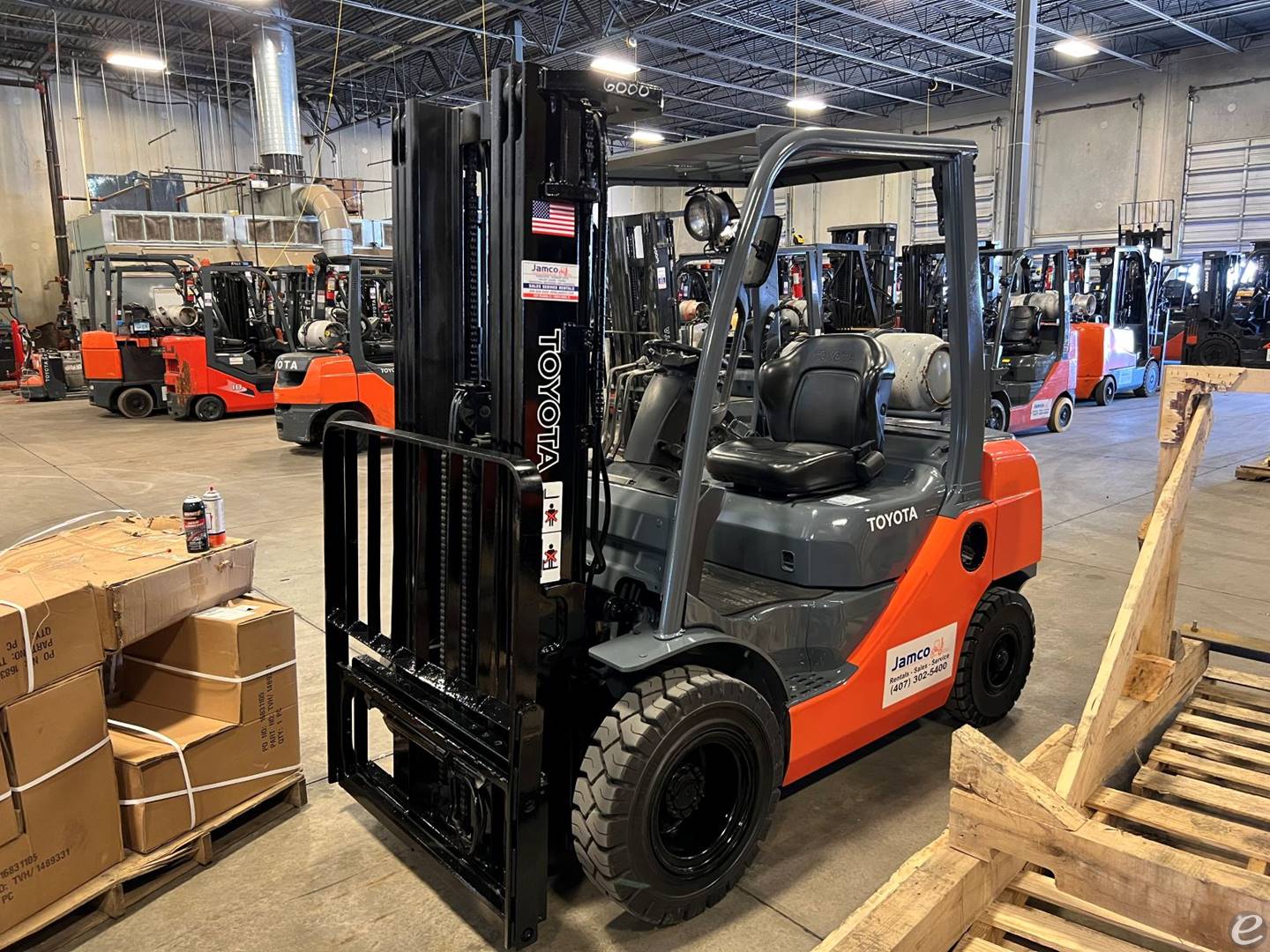 2015 Toyota 8FGU25-DF Dual Fuel Forklift - 123Forklift