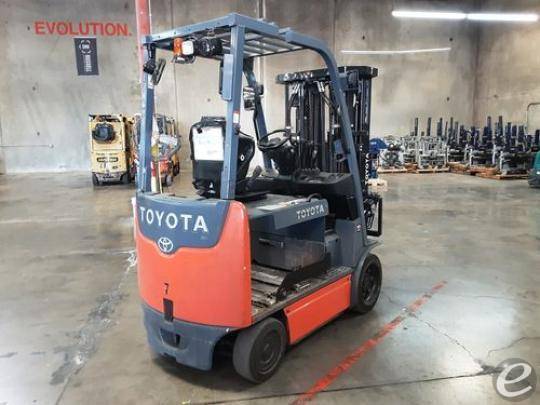 2017 Toyota 8FBCHU25 Electric Forklift - 123Forklift
