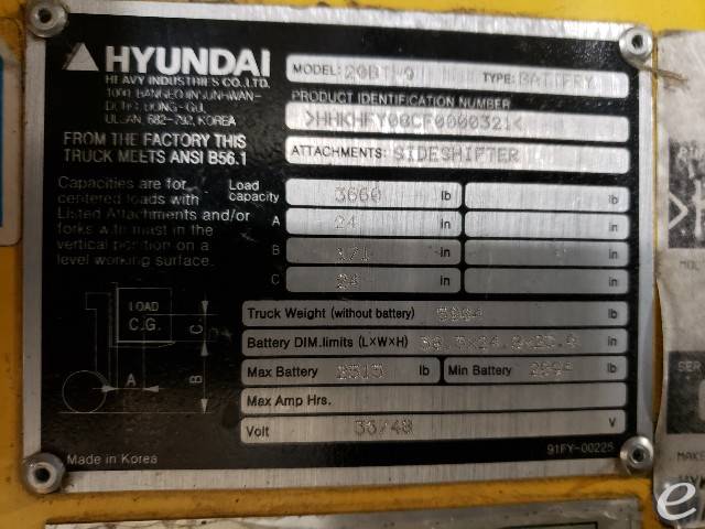 2015 Hyundai 20BT-9