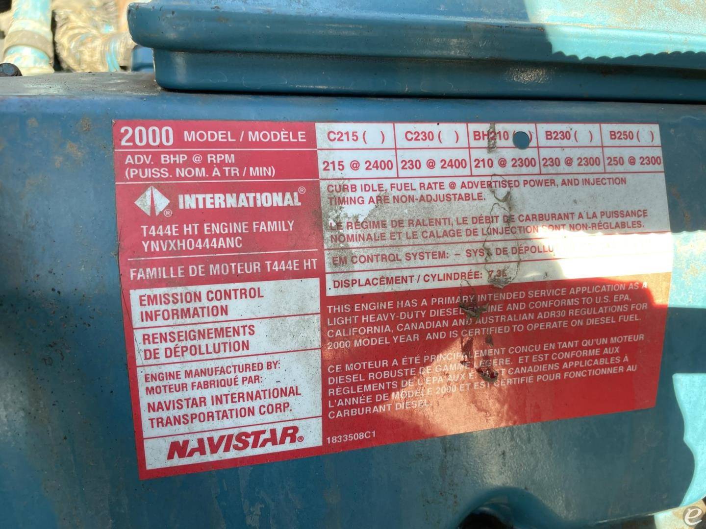 2001 International 4700