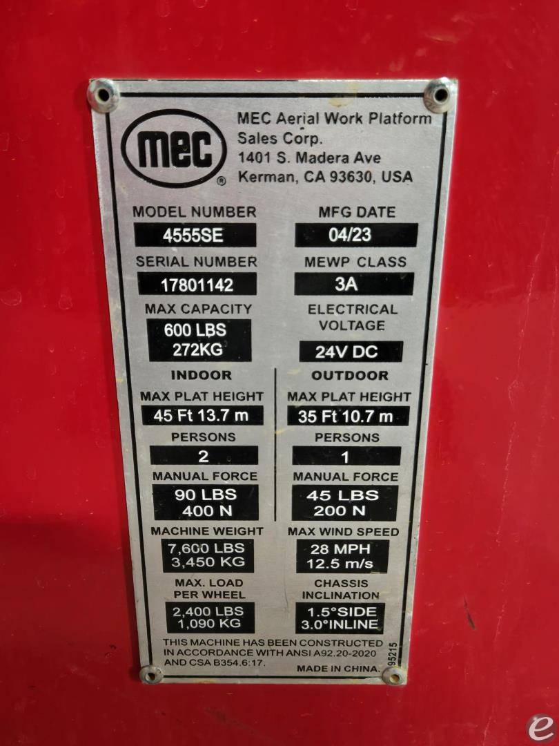 2023 MEC 4555SE