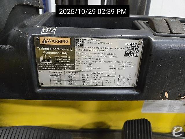 2019 Hyster E65XN
